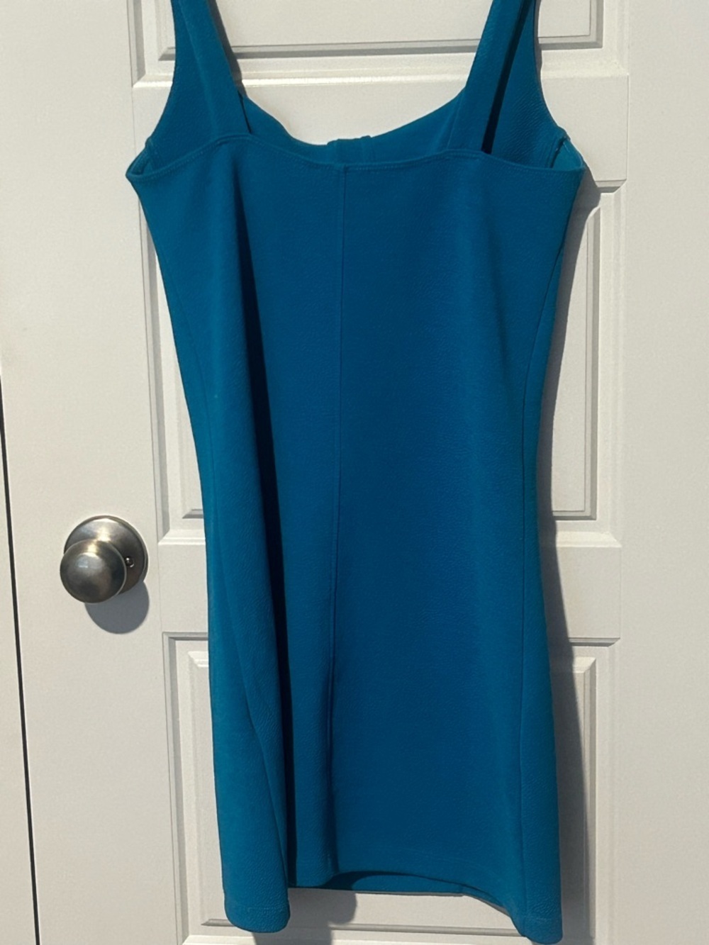 Zara Bodycon Short Blue Tight Dress Small - Picture 5 of 5